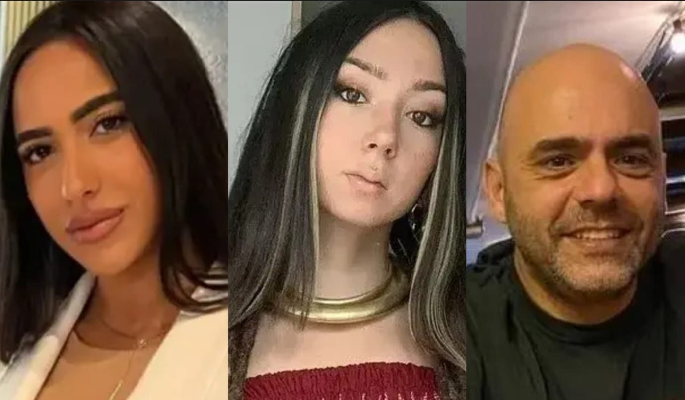 החטופים אשר נחטפו ונרצחו באכזריות ע"י מחבלי חמאס השפלים. יצחק גלרנטר (מימין), שני לוק (באמצע) ועמית בוסקילה (משמאל) ז"ל יהי זכרם ברוך. צילום: מסך רשתות חברתיות