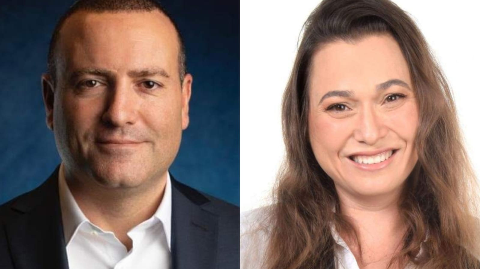 חברת מועצת העיר הליברלית דניאלה בש (מימין) וראש עיריית רחובות מתן דיל (משמאל) צילום: יח"צ\מסך רשתות חברתיות