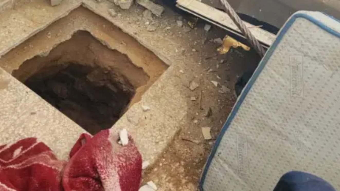 פיר ממלוכד ברפיח. צילום: דובר צה"ל