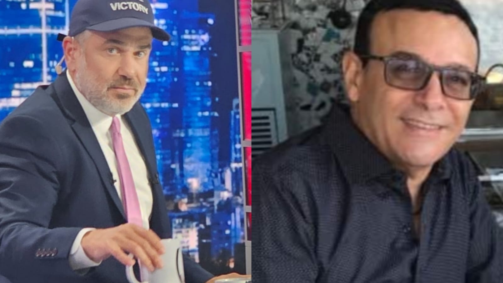 ינון מגל נכנס בעסקן רוני מאנה. צילום: מסך רשתות חברתיות