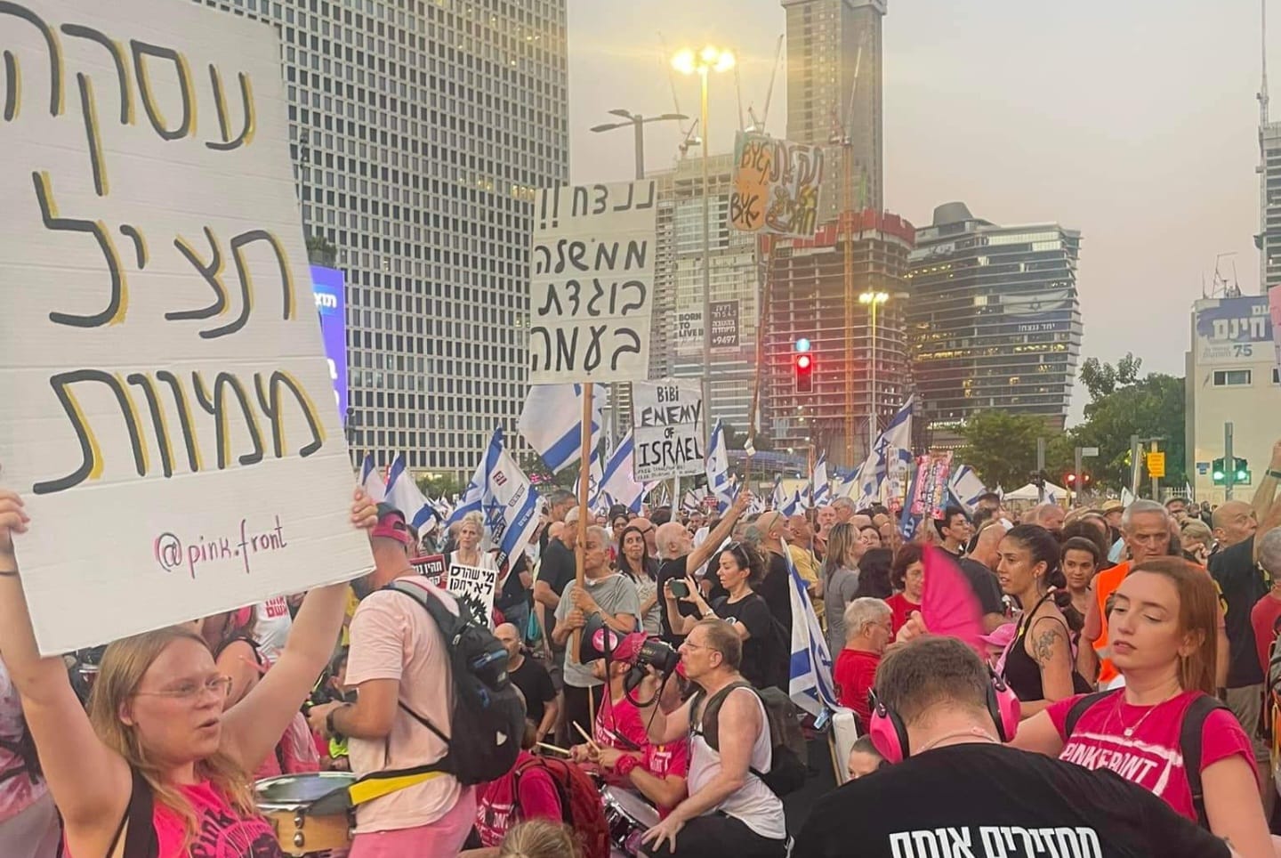 המחאה למען חרור החטופים מעזה. צילום: מסך רשתות חברתיות