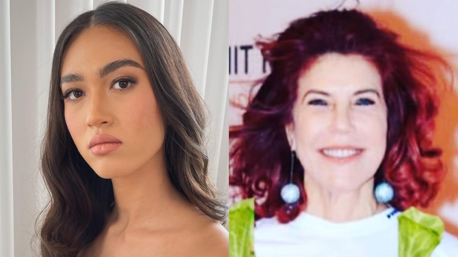 ג'ודי ניר מוזס (מימין) יוצאת להגנתה של נועה ארגמני (משמאל). צילום: מסך רשתות חברתיות