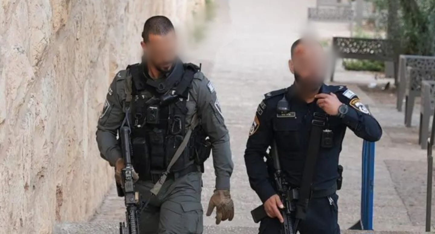 משטרת ישראל חסמה כבישים במרכז הארץ על מנת ללכוד את גנבי הנשק. צילום: מסך רשתות חברתיות