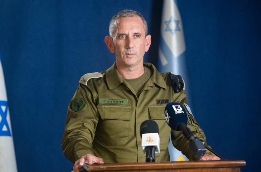 דובר צה"ל, דניאל הגרי. צילום: דובר צה"ל