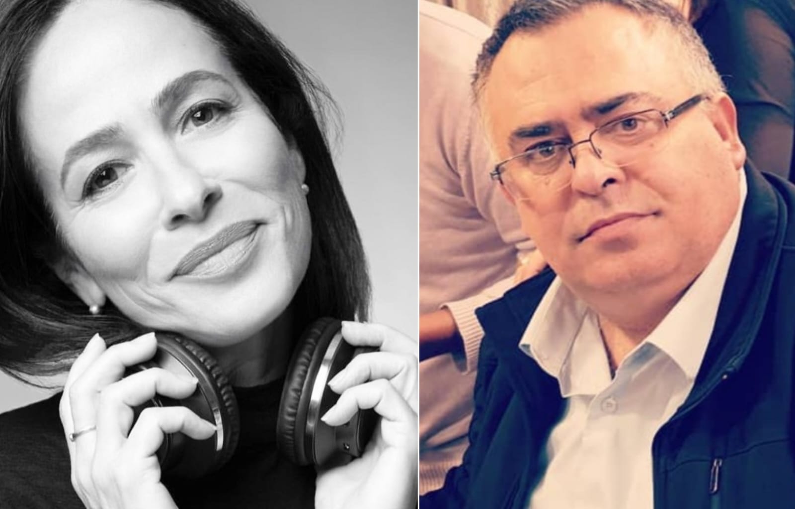 עינת ארליך נכנסת בח"ד דוד ביטן. צילום: מסך רשתות חברתיות