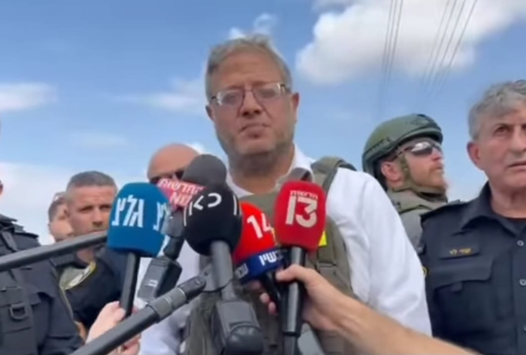 השר לביטחון לאומי, איתמר בן גביר. צילום: מסך רשתות חברתיות