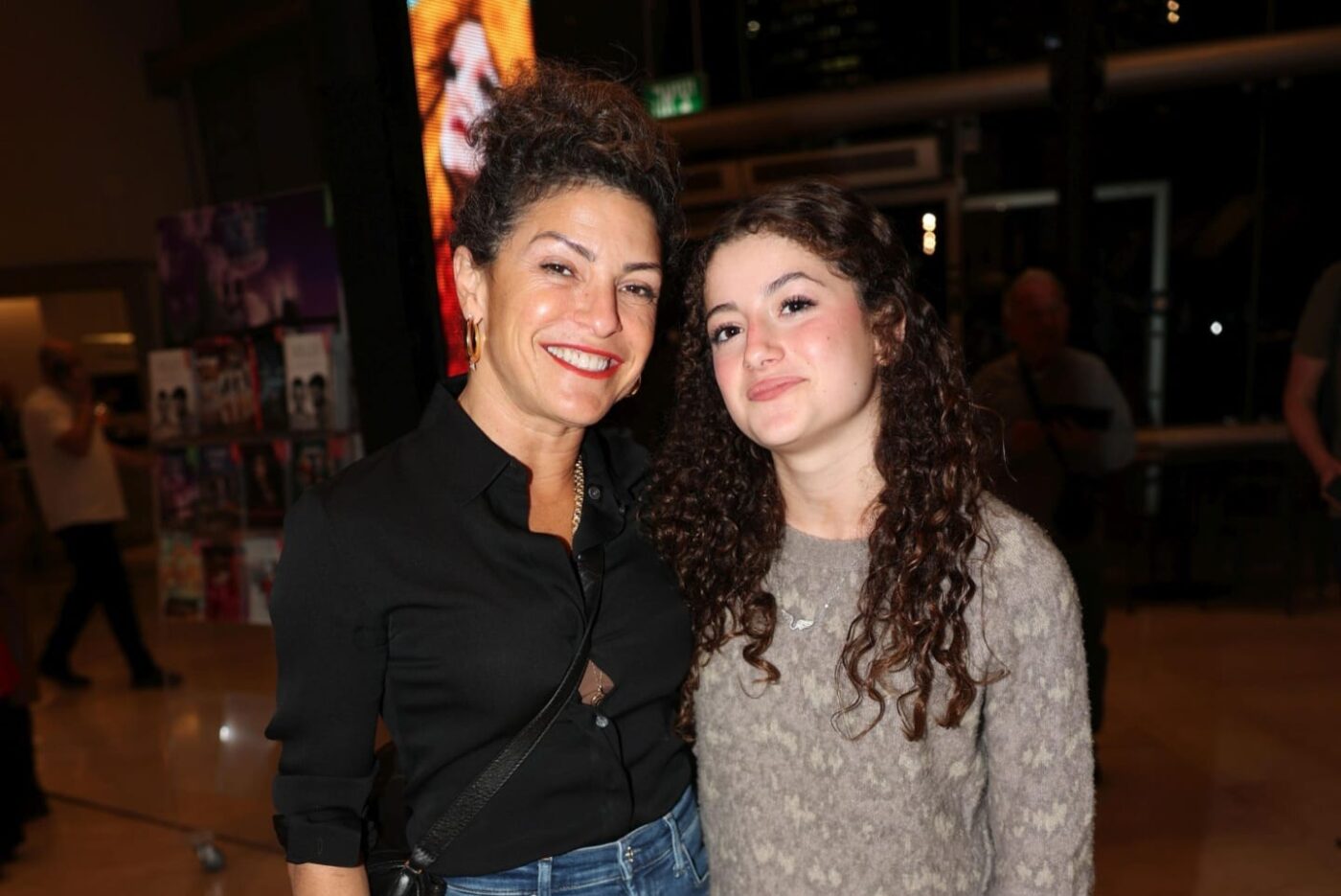 עדי אשכנזי ובתה הבכורה, פולי. צילום: אור גפן