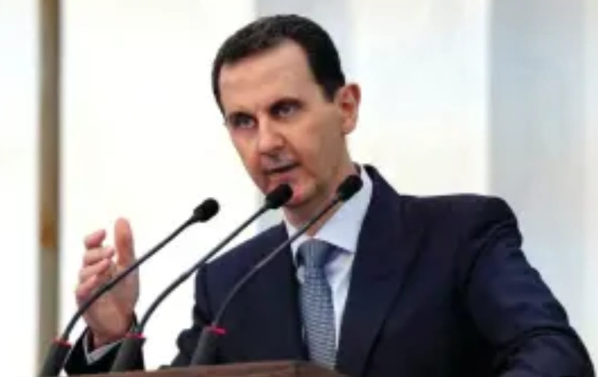 מכה אנושה לבשאר אל אסד. צילום: מסך רשתות חברתיות