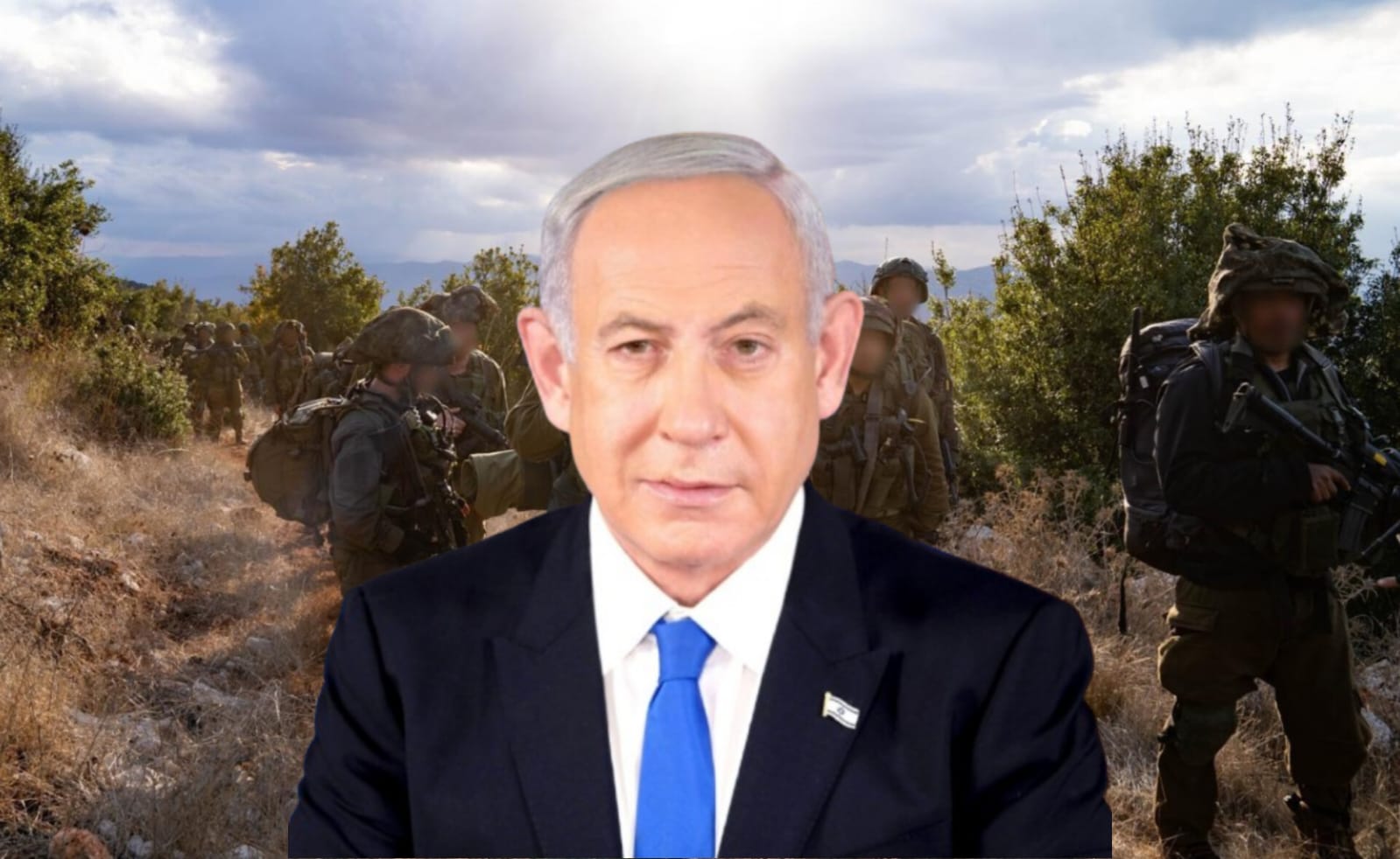 בנימין נתניהו "הפסקת האש תלויה במה שיתרחש בלבנון". צילום: דובר צה"ל\ויקפדיה