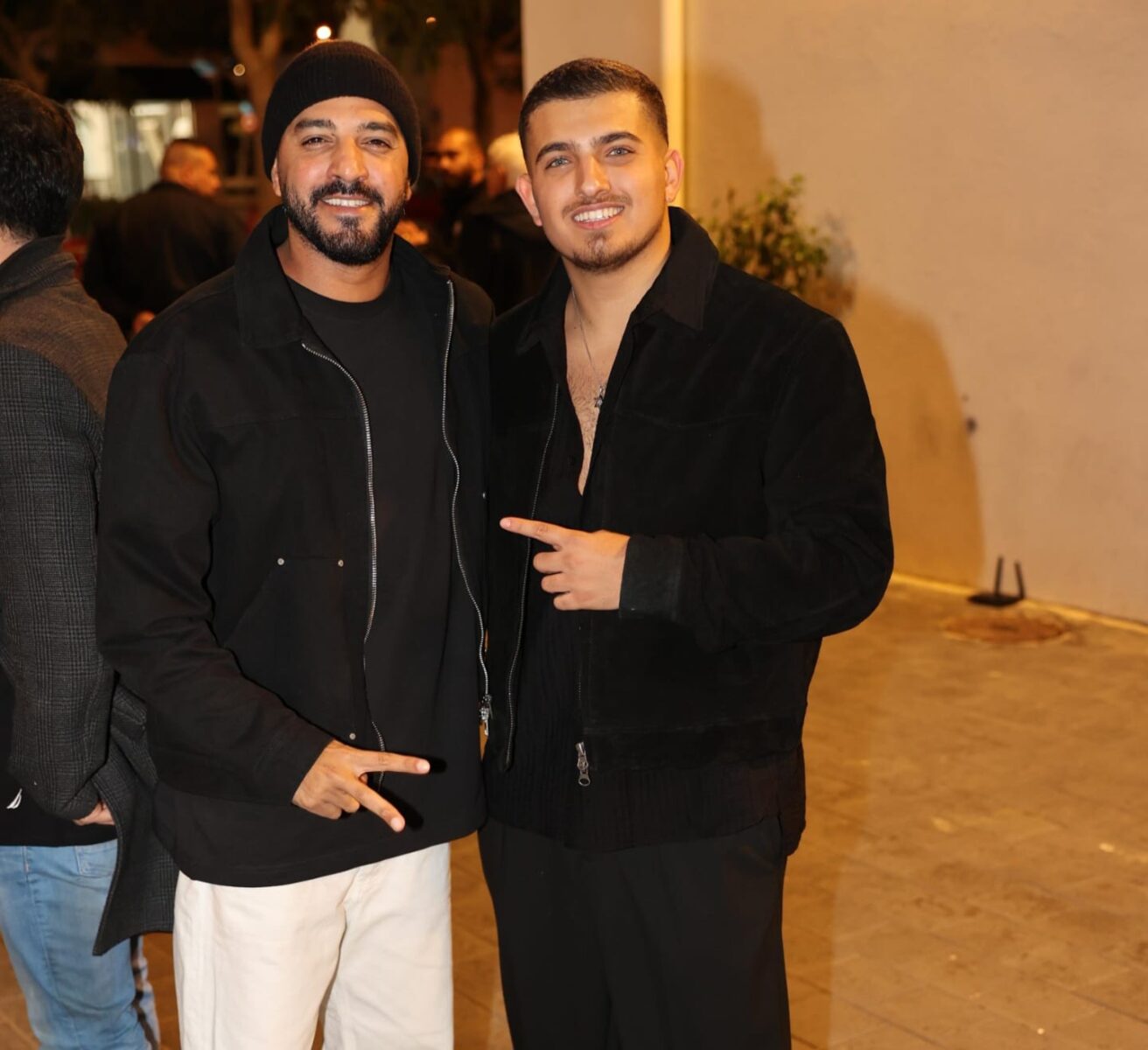 שעות לפני התאונה. איתי לוי וליאם גולן. צילום: אור גפן