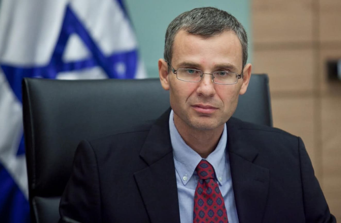 שר המשפטים יריב לוין. צילום: מסך רשתות חברתיות לפי סעיף א' לחוק