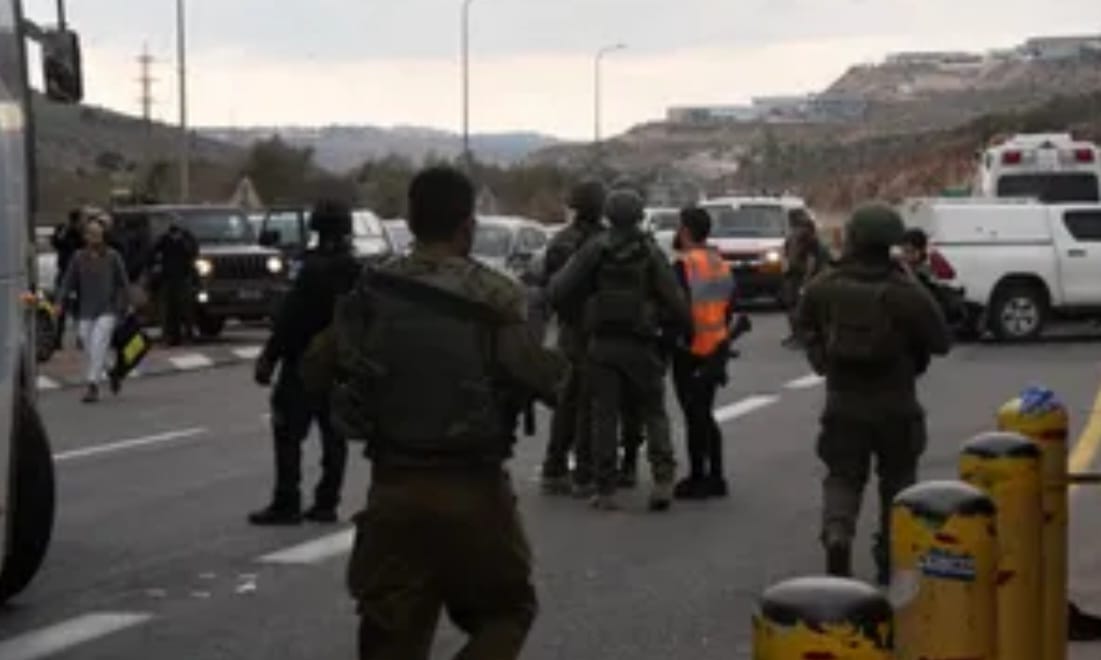 זירת הפיגוע. צילום: דובר צה"ל