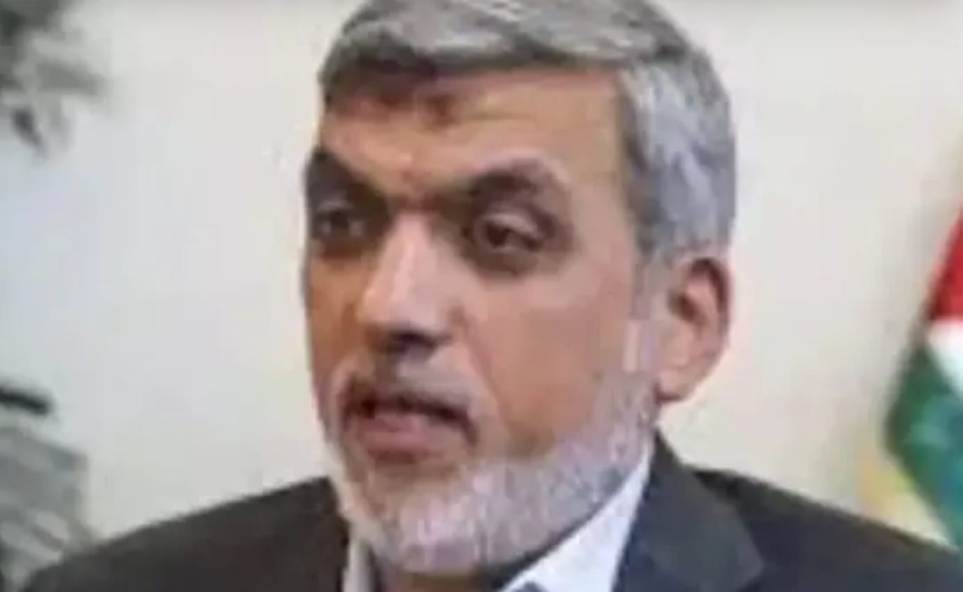 המחבל הבכיר של ארגון הטרור חמאס עזת א-רשק. צילום: מסך רשתות ערביות