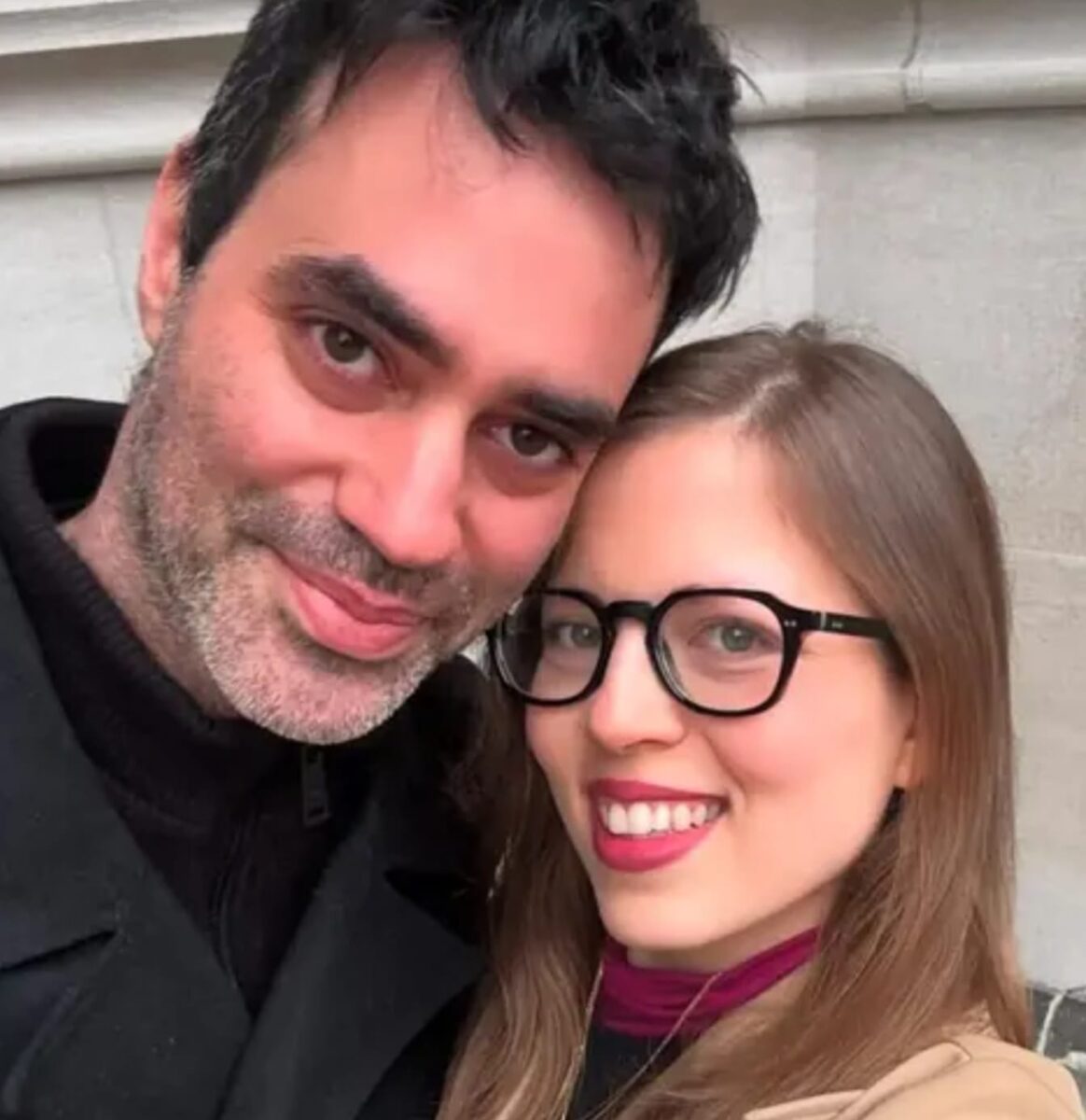 כתבת "חדשות13" נריה קראוס ובן זוגה, עידו גפן. צילום: מסך רשתות חברתיות