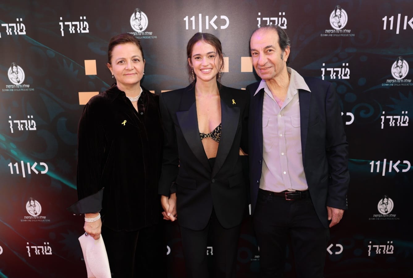 חלק מכוכבי קאסט השחקנים: ששון גבאי, ניב סולטן ושרה פון שוורצה. צילום: אור גפן