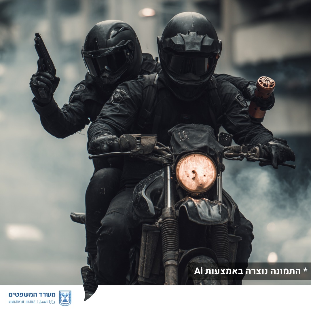 מערכת "אחלה ניוז" עם הדיווח הבא צילום: דוברות משרד המשפטים