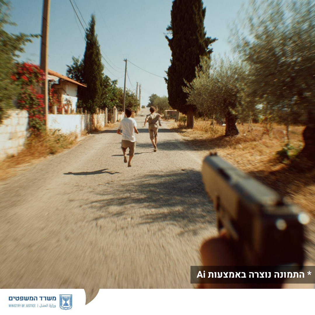 מערכת "אחלה ניוז" עם הדיווח הבא צילום: דוברות משרד המשפטים