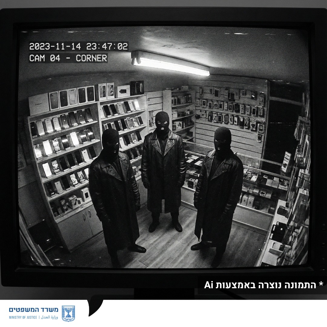 מערכת "אחלה ניוז" עם הדיווח הבא צילום: דוברות משרד המשפטים