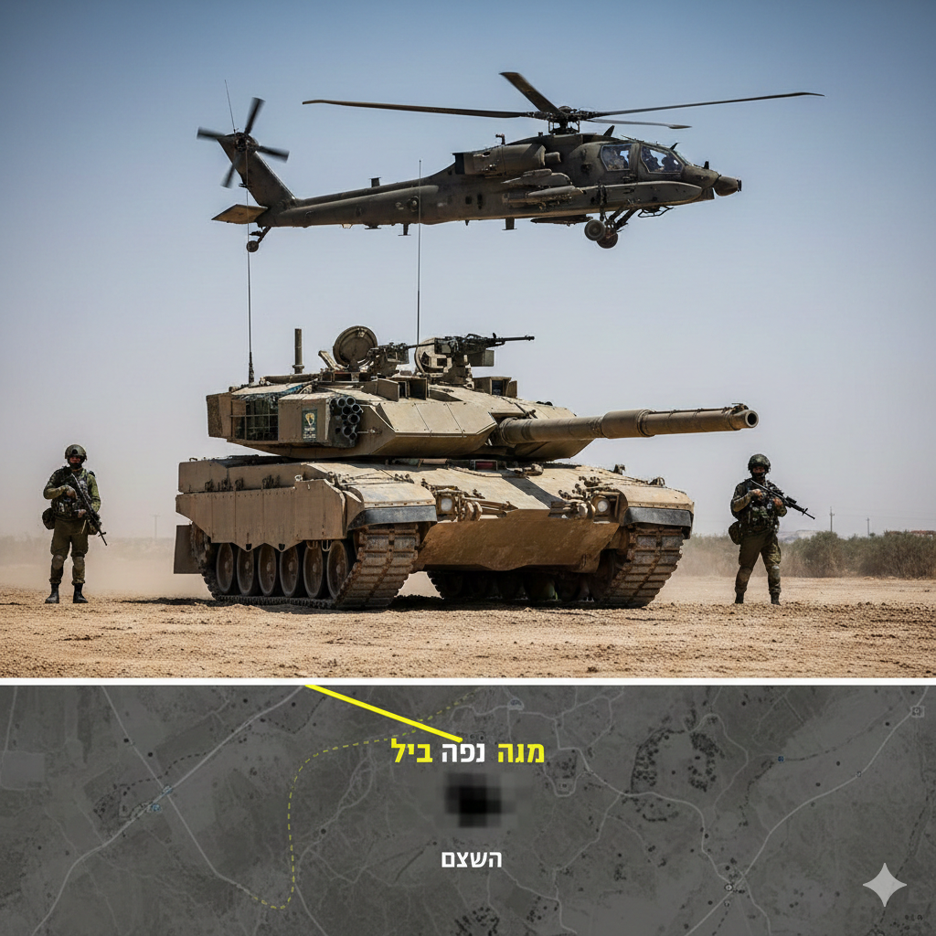 מערכת "אחלה ניוז" עם הדיווח הבא צילום: דובר צה"ל