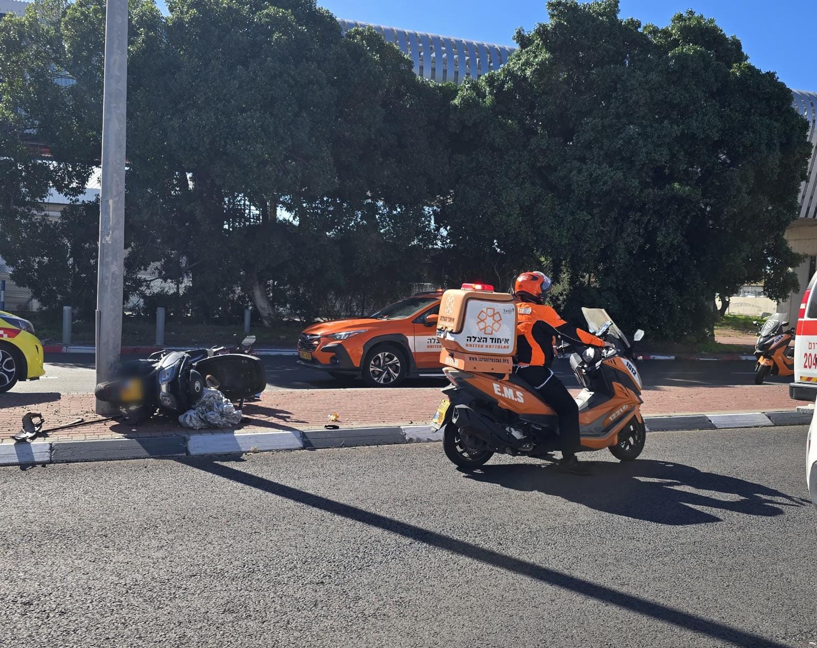 מערכת "אחלה ניוז" עם הדיווח הבא צילום: דוברות איחוד הצלה
