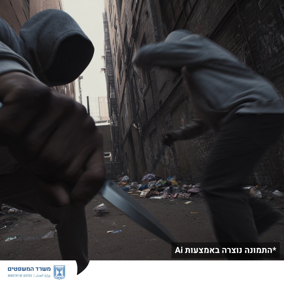 מערכת "אחלה ניוז" עם הדיווח הבא צילום: דוברות משרד המשפטים