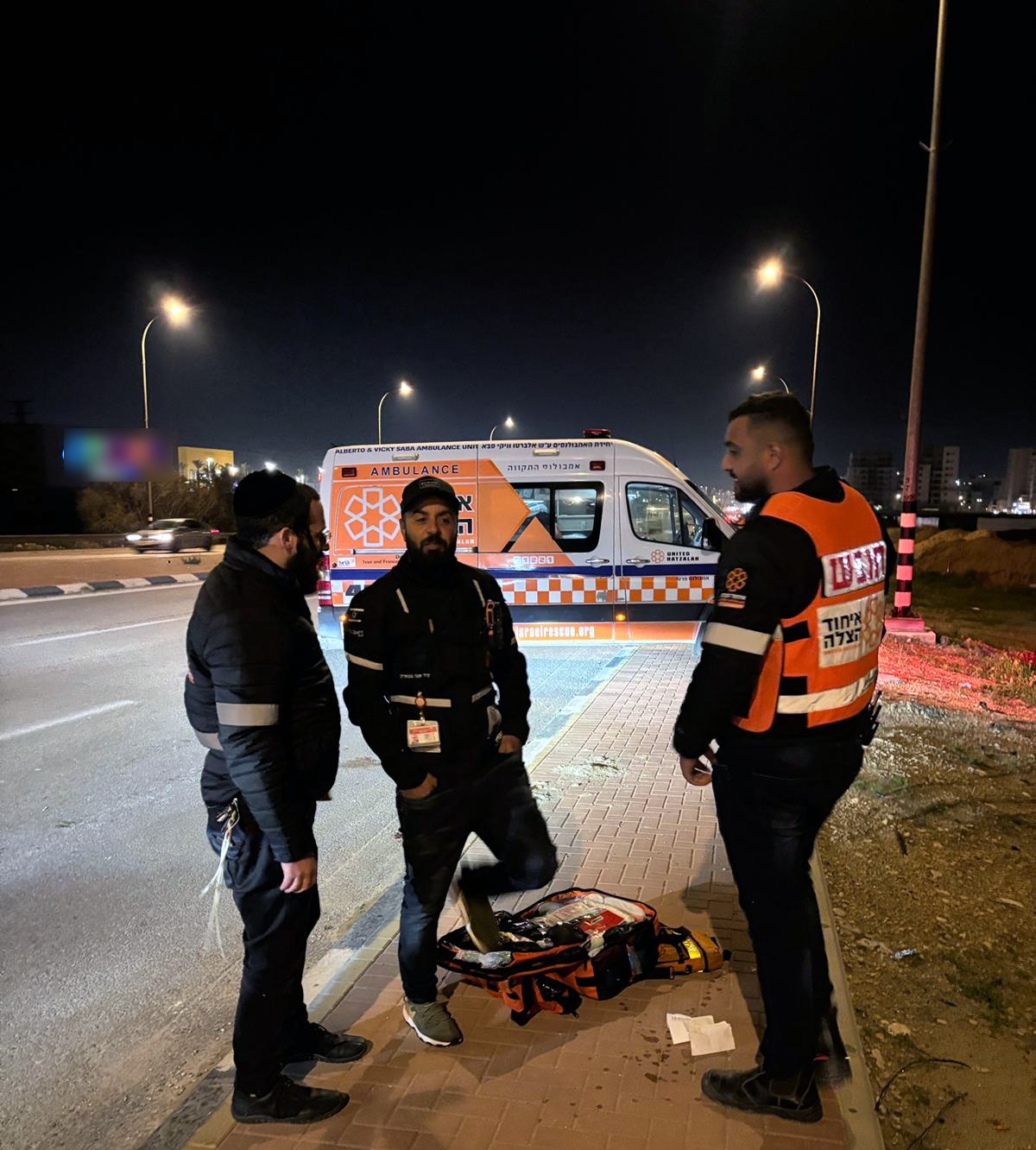 מערכת "אחלה ניוז" עם הדיווח הבא צילום: דוברות איחוד הצלה