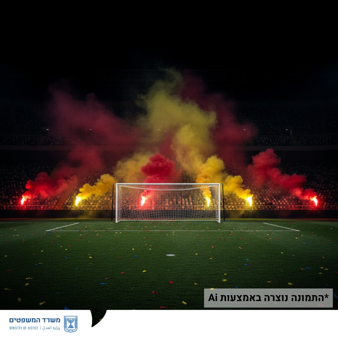 מערכת "אחלה ניוז" עם הדיווח הבא צילום: דוברות משרד המשפטים