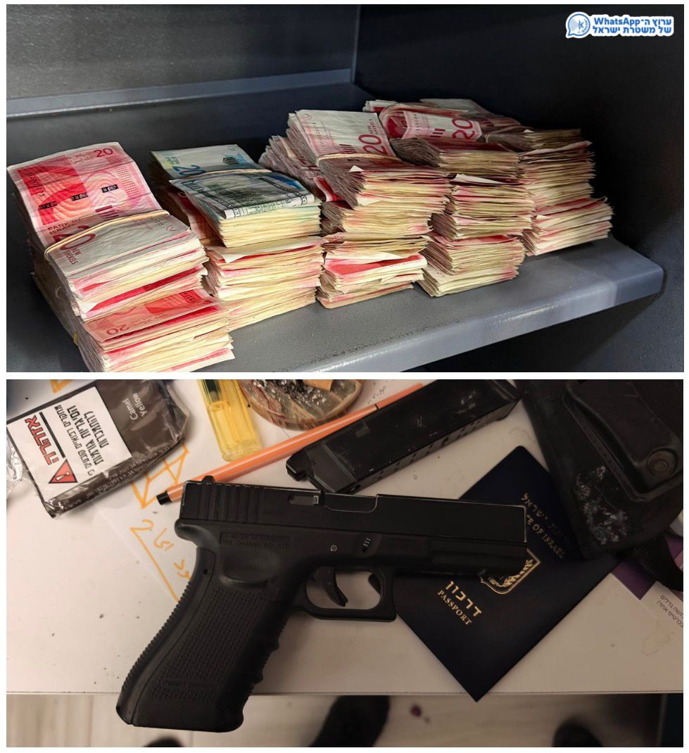 מערכת "אחלה ניוז" עם הדיווח הבא צילום: דוברות המשטרה