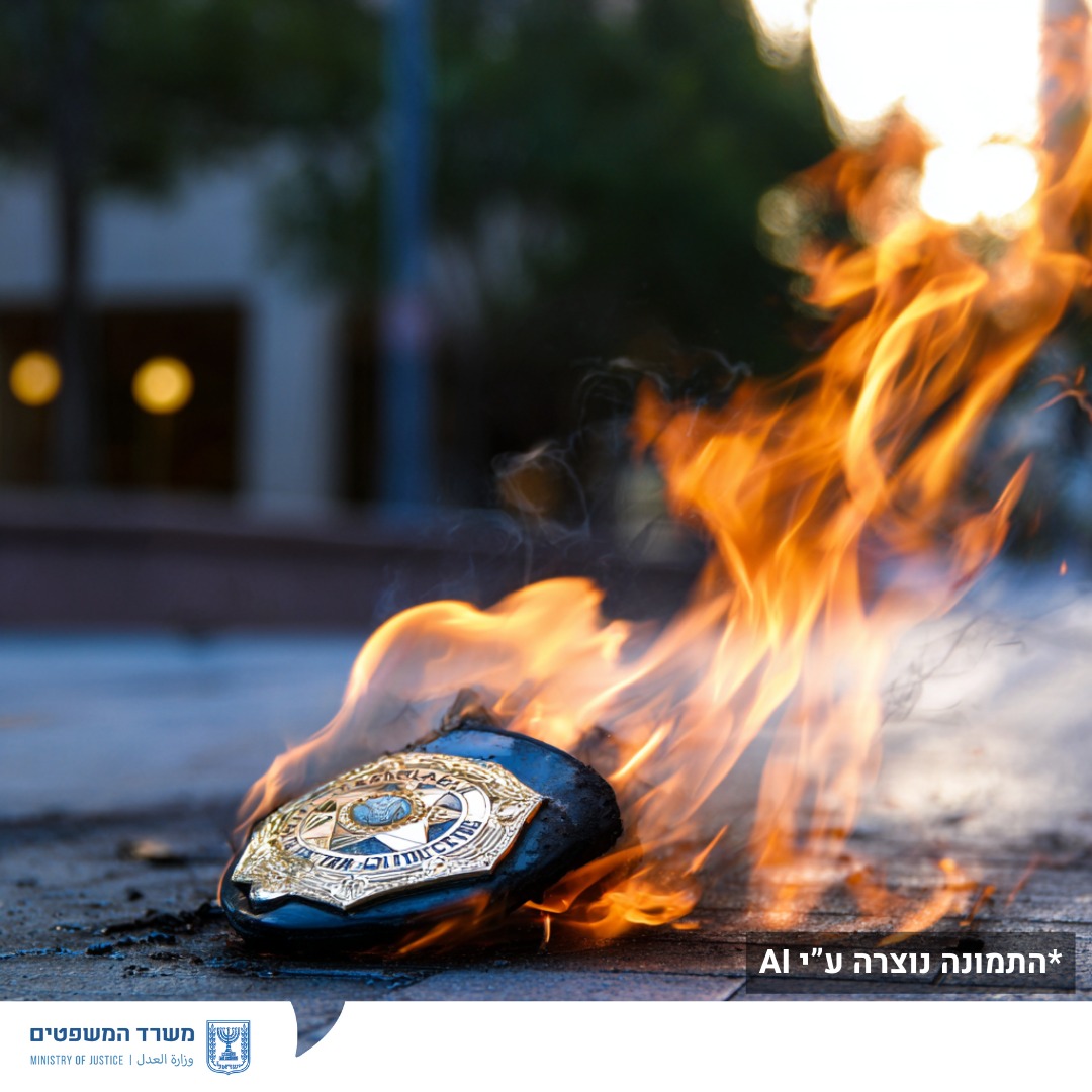 מערכת "אחלה ניוז" עם הדיווח הבא צילום: דוברות משרד המשפטים