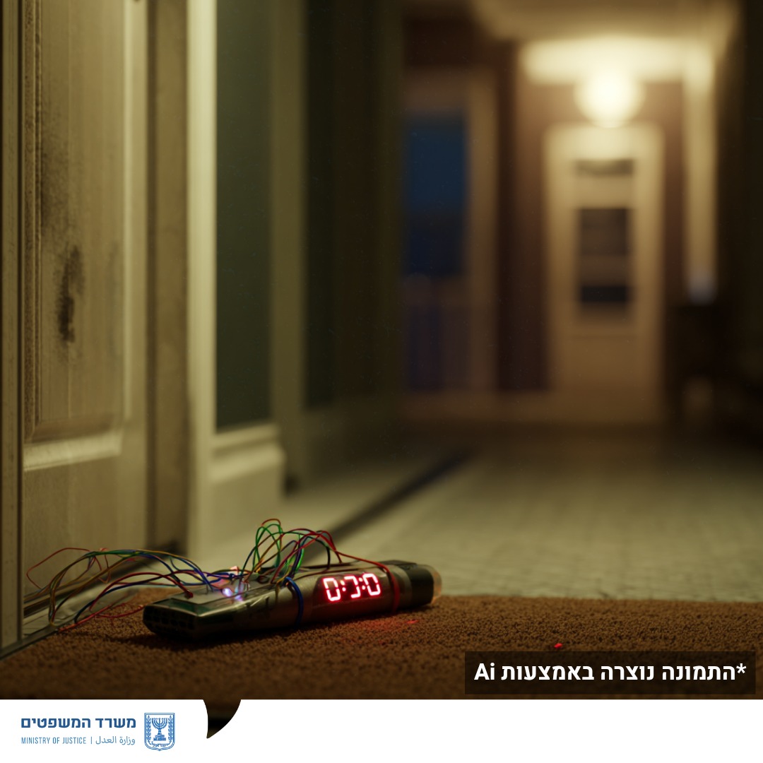 מערכת "אחלה ניוז" עם הדיווח הבא צילום: דוברות משרד המשפטים