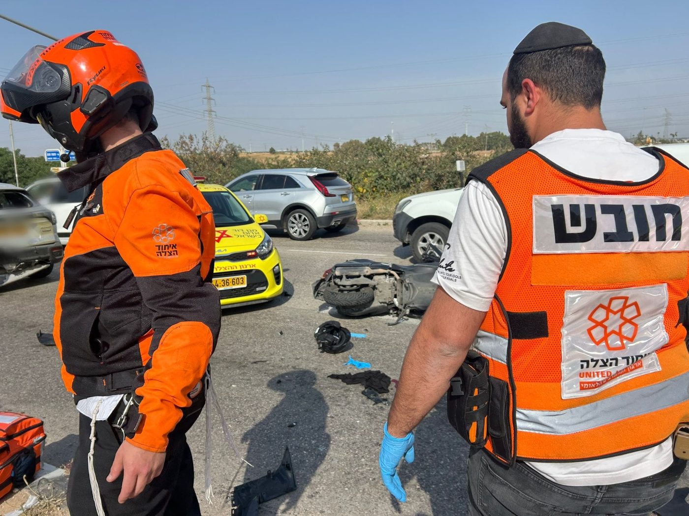 מערכת "אחלה ניוז" עם הדיווח הבא צילום: דוברות איחוד הצלה