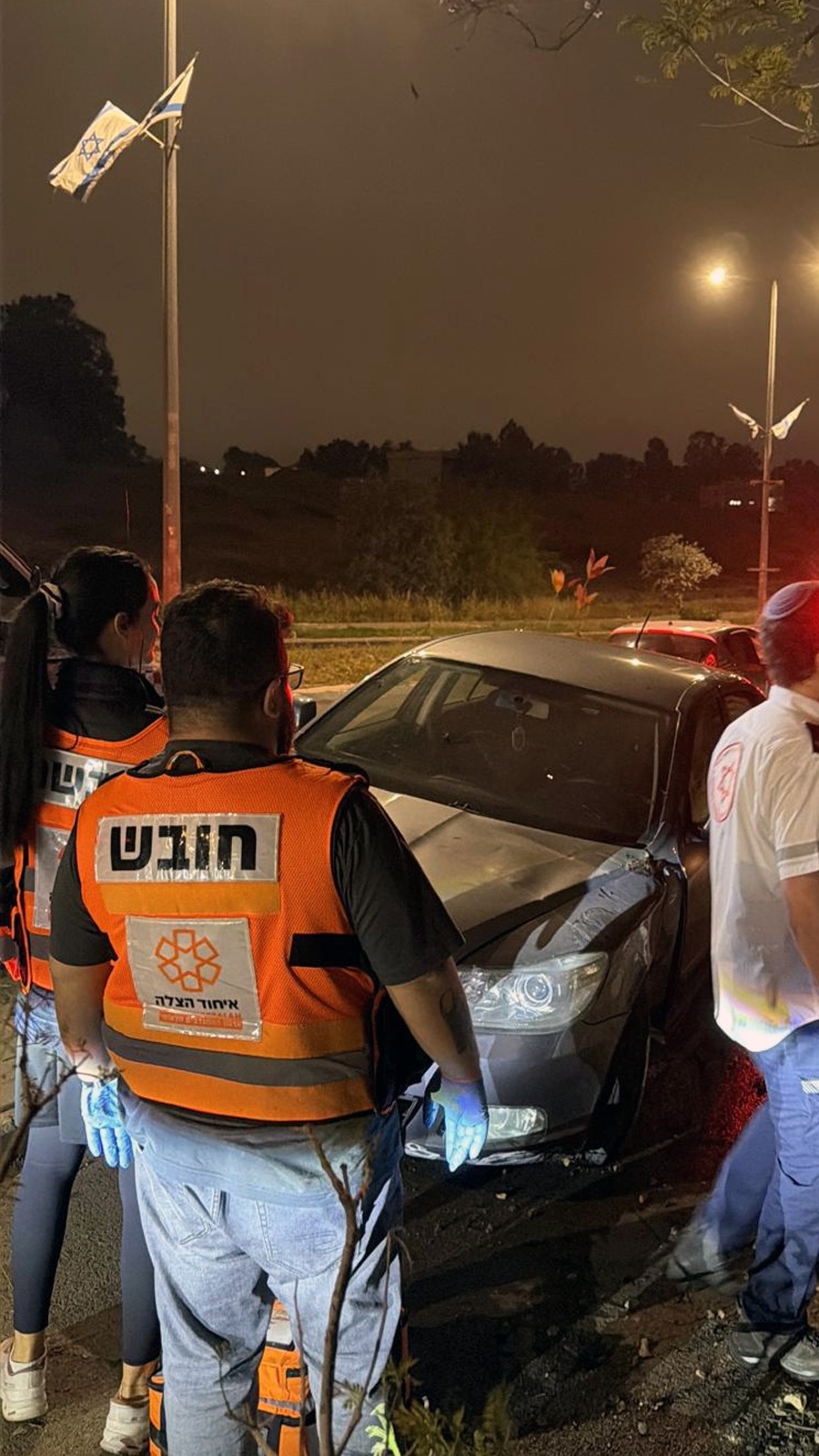 מערכת "אחלה ניוז" עם הדיווח הבא צילום: דוברות איחוד הצלה
