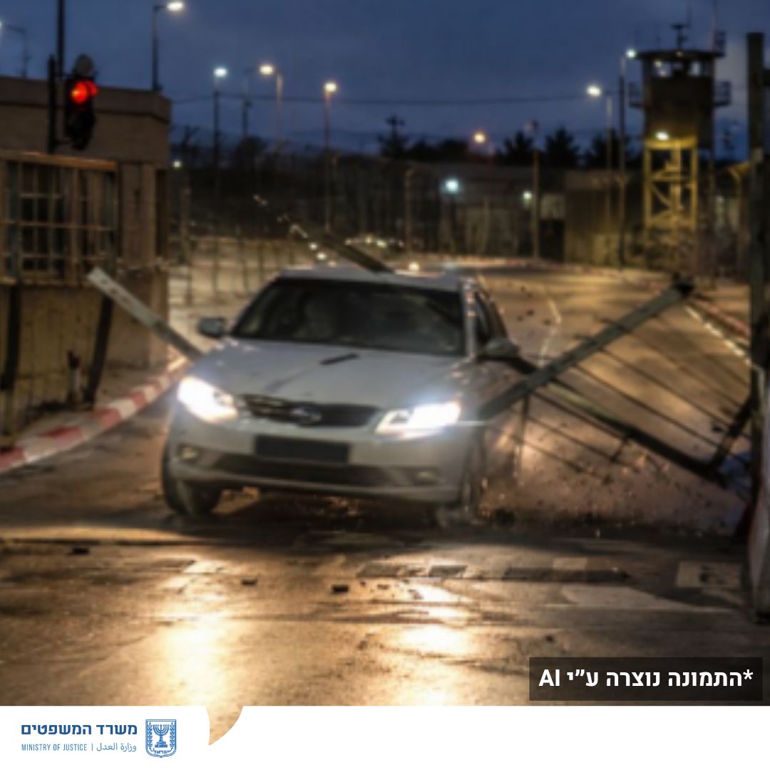 מערכת "אחלה ניוז" עם הדיווח הבא צילום: דוברות משרד המשפטים