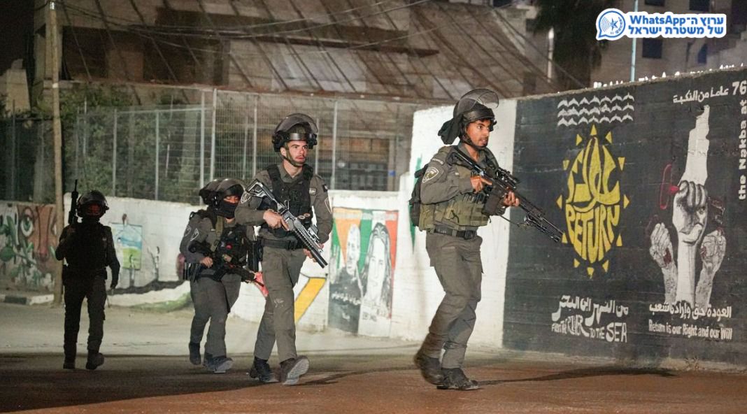 מערכת "אחלה ניוז" עם הדיווח הבא צילום: דוברות המשטרה