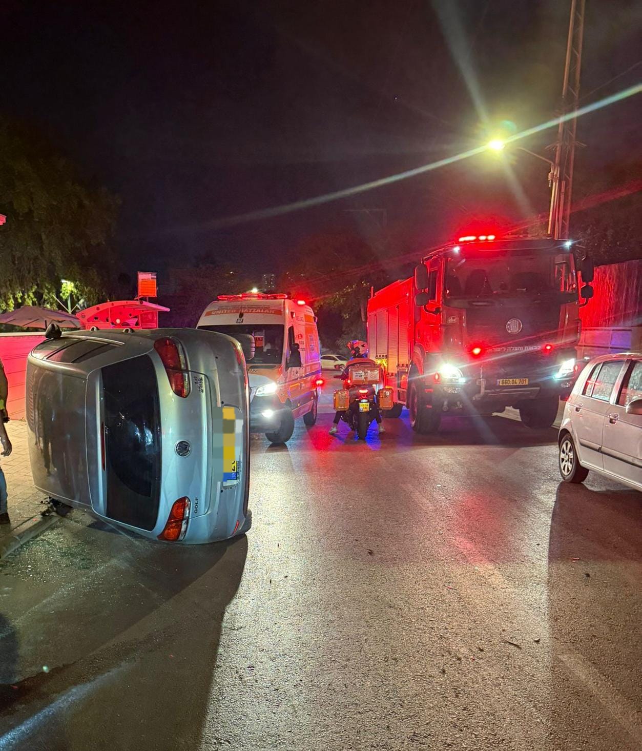 מערכת "אחלה ניוז" עם הדיווח הבא צילום: דוברות איחוד הצלה