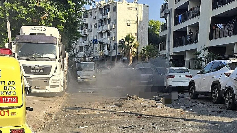 מערכת "אחלה ניוז" עם הדיווח הבא צילום תמונה : תיעוד מבצעי מד"א