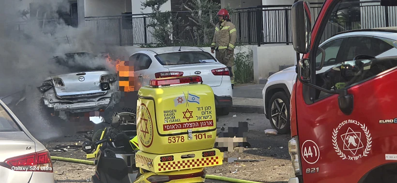 מערכת "אחלה ניוז" עם הדיווח הבא צילום תמונה : תיעוד מבצעי מד"א