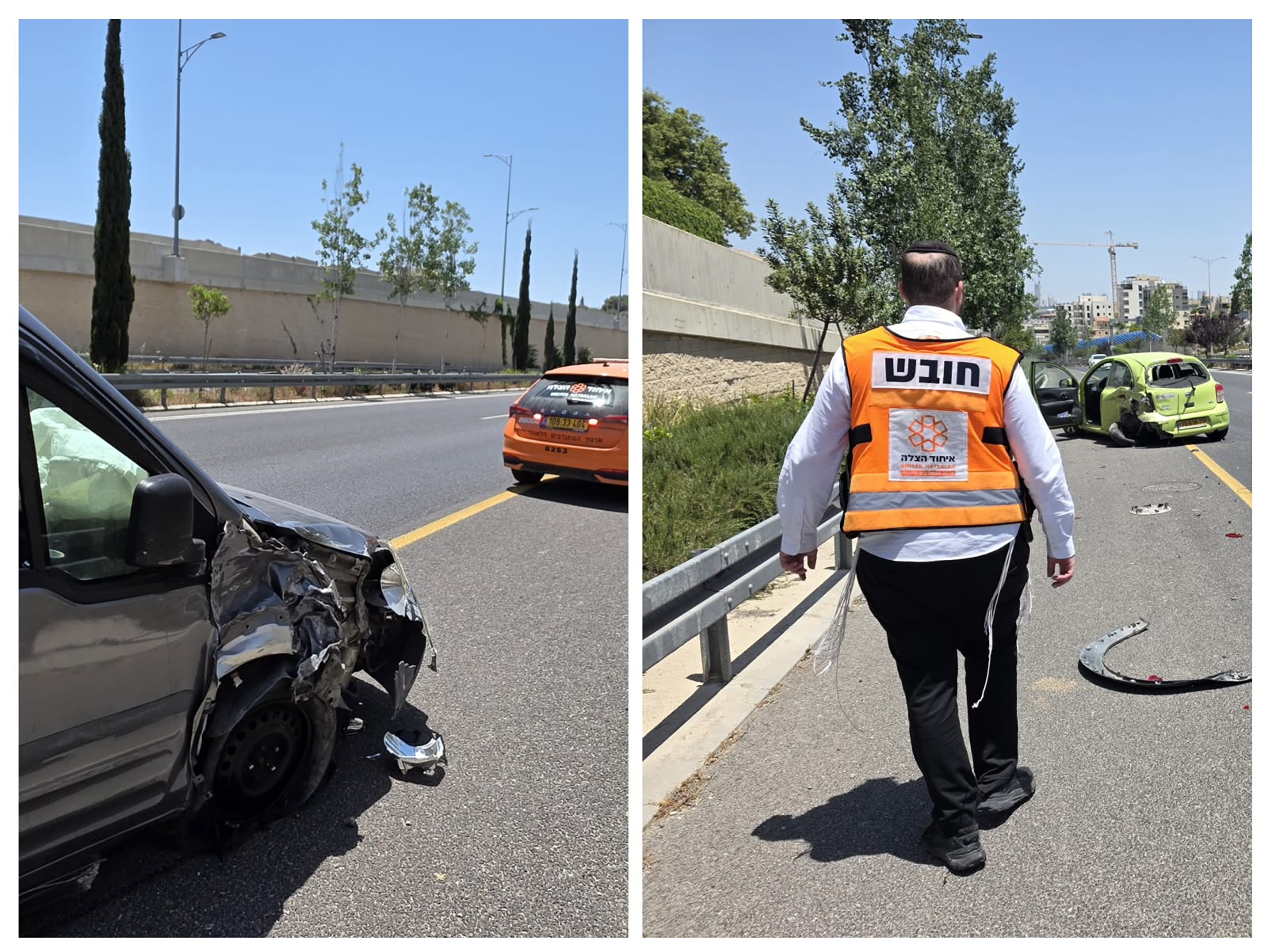 מערכת "אחלה ניוז" עם הדיווח הבא צילום: דוברות איחוד הצלה