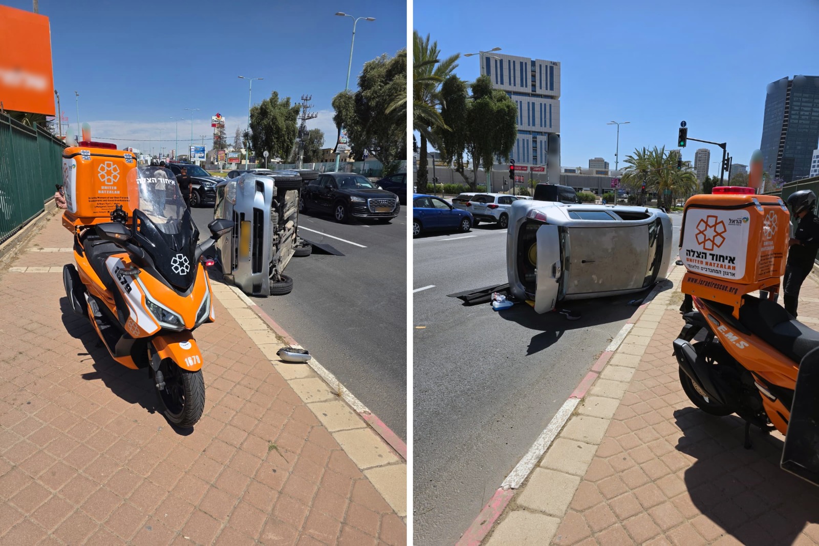 מערכת "אחלה ניוז" עם הדיווח הבא צילום: דוברות איחוד הצלה