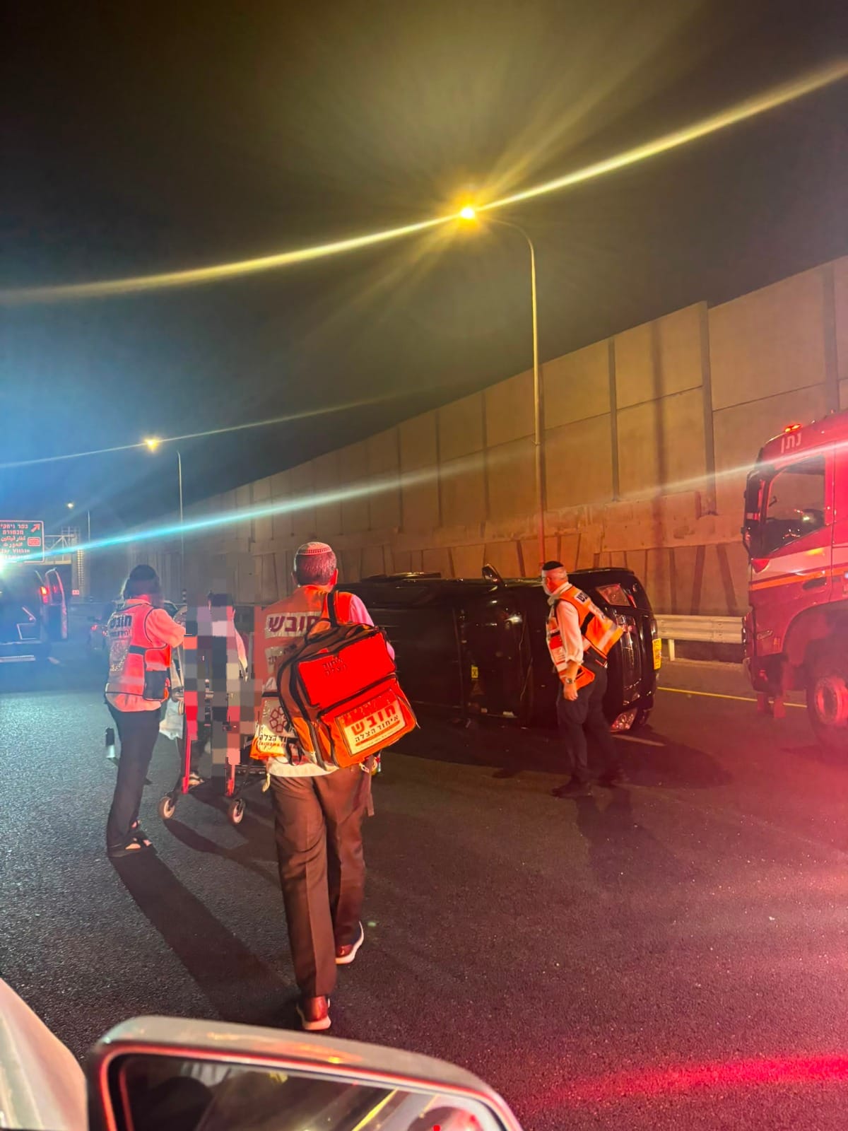 מערכת "אחלה ניוז" עם הדיווח הבא צילום: דוברות איחוד הצלה