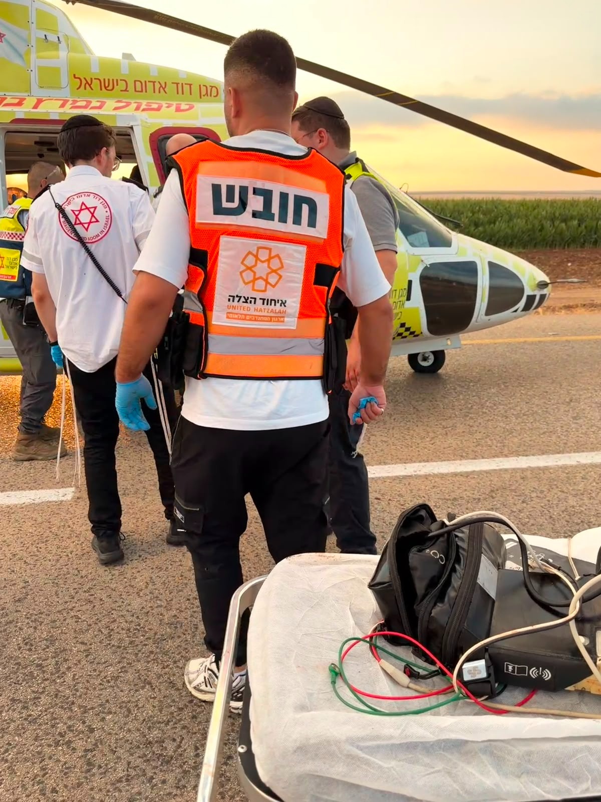 מערכת "אחלה ניוז" צילום: דוברות איחוד הצלה