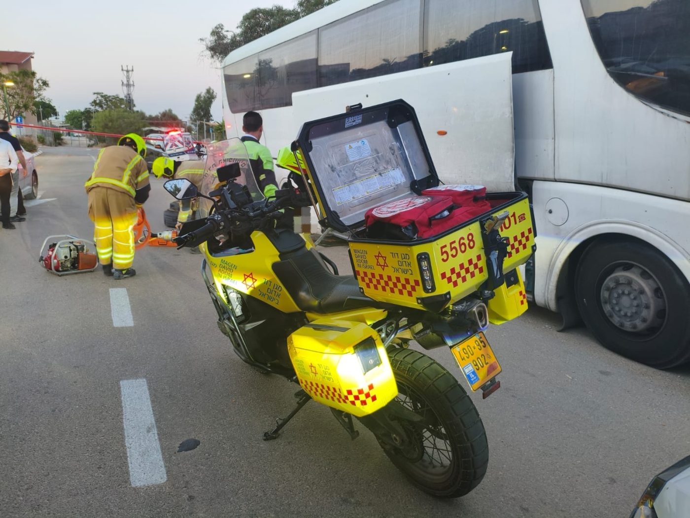 מערכת "אחלה ניוז" צילום תמונה : תיעוד מבצעי מד"א